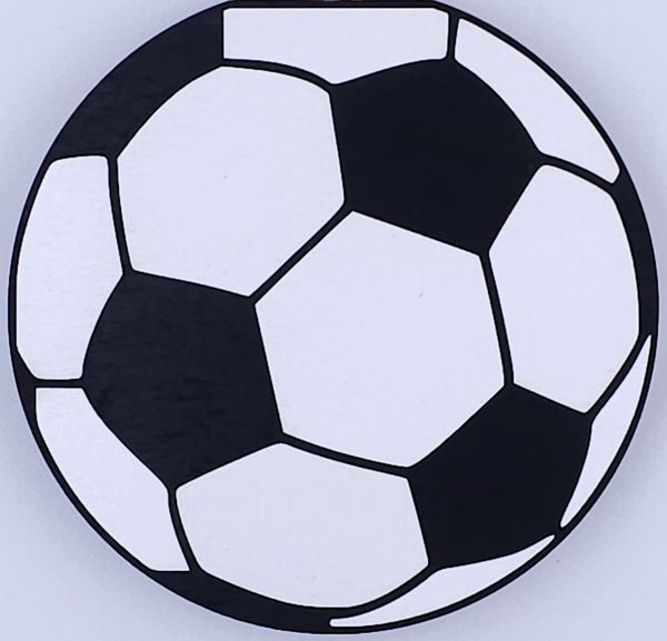 Drevená krabička na mliečne zúbky v tvare futbalovej lopty